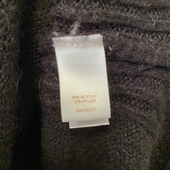 LC Lauren Conrad Glitter "Love" Script Graphic Sweater - Picture 7 of 8